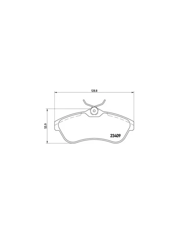 PASTILLA DE FRENO P61075 BREMBO - CITROËN C3 Pluriel (HB_) - Eje delantero Oferta