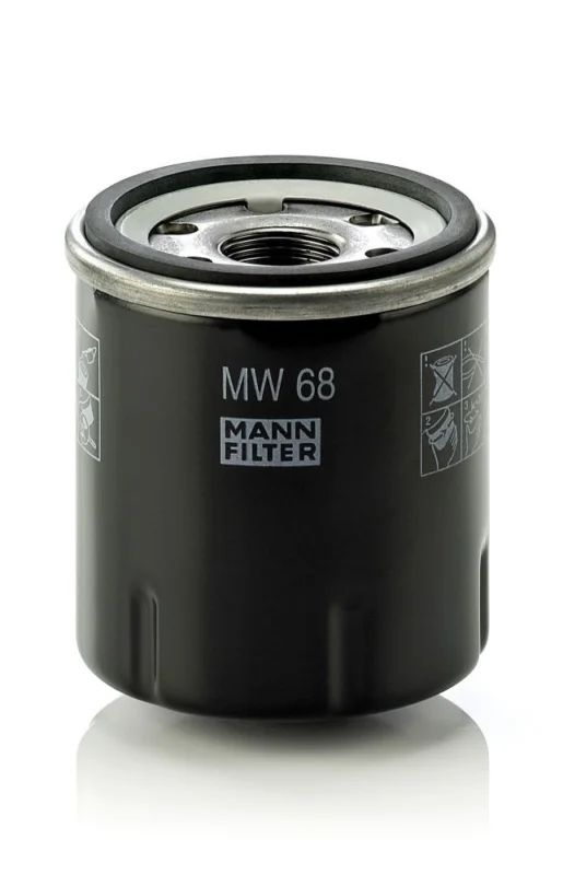 Stock Limitado Filtro de aceite MANN-FILTER MW68