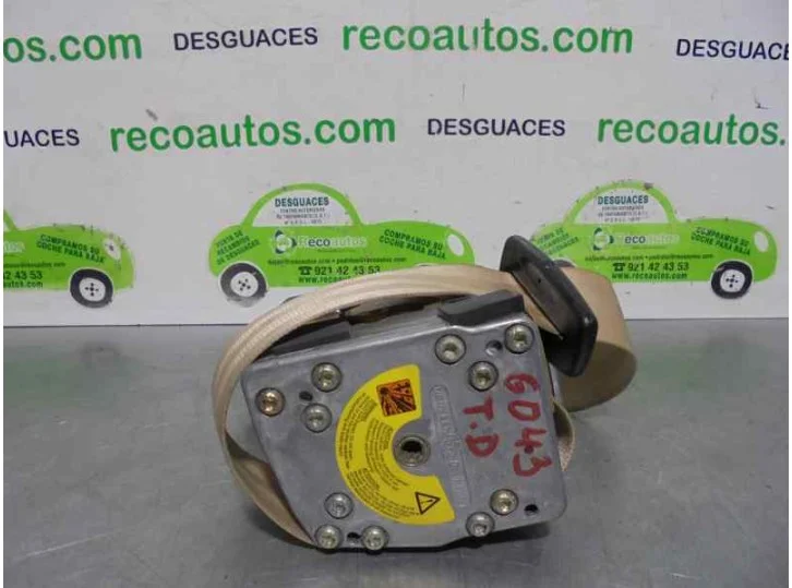 Stock Limitado CINTURON SEGURIDAD TRASERO DERECHO 4B0857805 5 PUERTAS